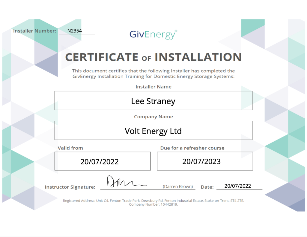 Volt Energy Ltd - Electricians Specialising in Solar, Batteries, EV Chargers & A/C Heating & Cooling